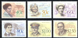 New Zealand Sc# 987-992 MNH 1990 Achievers - Unused Stamps