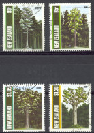 New Zealand Sc# 956-959 SG# 1511/14 Used 1989 Trees - Usati