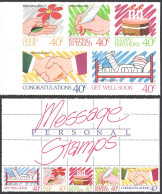 New Zealand Sc# 902a MNH Complete Booklet 1988 Greetings - Postzegelboekjes