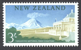 New Zealand Sc# 361 MH 1963-1964 3sh Ngauruhoe Volcano - Unused Stamps