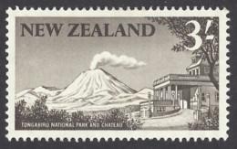 New Zealand Sc# 349 MH 1960-1966 3sh Ngauruhoe Volcano - Ongebruikt