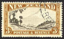 New Zealand Sc# 198 Used (a) 1935 3sh Mt. Egmont - Gebruikt