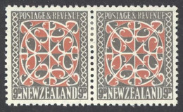 New Zealand Sc# 213 MH Pair 1936-1942 9p Maori Panel - Ungebraucht
