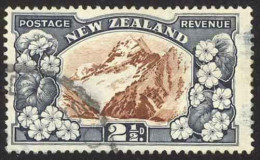New Zealand Sc# 207 Used (b) 1936-1942 2½p Mt. Cook - Usados