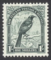New Zealand Sc# 196 MH 1935 1sh Tui - Unused Stamps