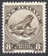 New Zealand Sc# 194 MNH 1935 8p Tuatara Lizard - Nuovi