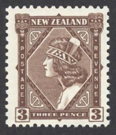 New Zealand Sc# 190 MNH 1935 3p Maori Girl - Ongebruikt