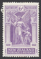 New Zealand Sc# 169 MNH 1920 6p Victory - Neufs