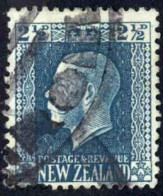 New Zealand Sc# 148a Used Perf 14 X 13.5 1915-1922 2½p Dull Blue King George V - Usados