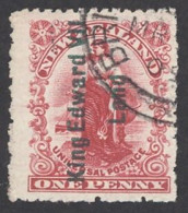 New Zealand Sc# 121A Used 1908 1p King Edward VII Land Overprint - Gebraucht