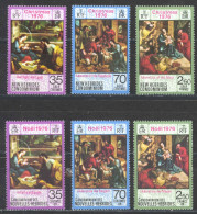 New Hebrides, Both Sc# Br 211-213 Fr 230-232 MNH 1976 Christmas - Collezioni & Lotti