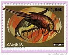 Zm1033 Zambia 2007, SG1033, K1,850 Surcharge On Bird MNH - Zambie (1965-...)