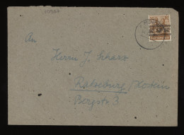 Germany Bizone 1940's Munchen Cover To Ratzeburg__(10967) - Storia Postale