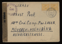 Germany Bizone 1946 Frankfurt Censored Cover To Munchen__(12326) - Storia Postale