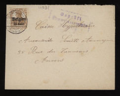 Germany Belgium 1917 Lanaken Cover To Anvers__(11091) - OC38/54 Ocupacion Belga En Alemania