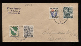 Germany French 1952 Saarbrucken 2 Cover__(8849) - Algemene Uitgaven