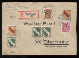 Germany French 1947 Wyhlen Cover To Chemnitz__(9351) - Algemene Uitgaven