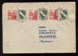 Germany French 1947 Freiburg Cover To Finland__(9310) - Algemene Uitgaven