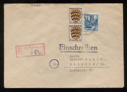 Germany French 1946 Reutlingen Registered Cover To Meissen__(9370) - Algemene Uitgaven