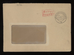 Germany French 1946 Höhr-Grenzhausen Gebuhr Bezahlt Cover__(12132) - Algemene Uitgaven