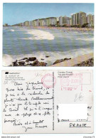 GF (Brésil) 117, Garujua - SP, Brasilcolor 15, Vista Panoramica De Praia, Oblitération Machine - Autres