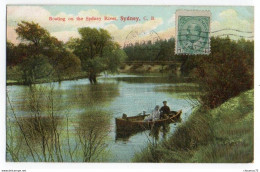 Canada Nova Scotia 007, Sidney, The Cap Breton Post Card A 730 365, Boating On The Sidney River - Autres & Non Classés