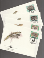 Kaapverdië 1986, FDC Unused, WWF, Geckos And Skinks - Kaapverdische Eilanden