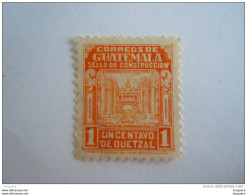 Guatemala 1945 Surcharge Obligatoire Pour La Poste Arche Du Palais Des Communications Yv 323 O - Guatemala