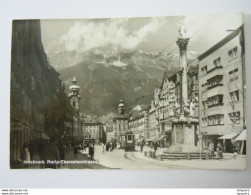 Autriche Innsbruck Maria Theresienstrasse Tram Ed. Monopol 18741 Circulée 1950 - Innsbruck