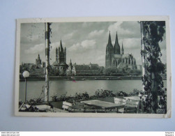 Deutschland Allemagne Blick Von Der Sünnerterrasse Auf Köln 1952 - Koeln