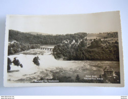 Suisse Rheinfall Bei Neuhausen Hotel Rest. Schlösschen Wörth Circulée 1950 - Neuhausen Am Rheinfall