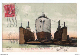 (Etats-Unis) LA Lousiana 004, New Orleans, Adolph Selige No 2384, New Orleans Dry Dock, Dos Non Divisé - New Orleans