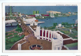 016, Etats-Unis IL Illinois, Chicago's 1934, International Exposition, American Colotype X-135, Sixteenth Street Bridge - Chicago