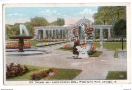 012, Etats-Unis IL Illinois, Chicago, Gerson Bros 272, Pergola Near Administration Bldg, Washington Park - Chicago