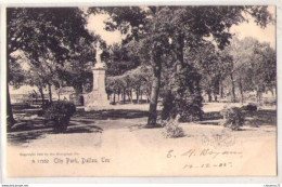 (Etats-Unis) Tx Texas 017, Dallas, Rotograph Co A 17552, City Park - Dallas