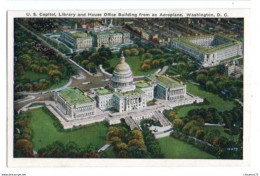 (Etats-Unis) Washington DC 003, BS Reynolds Co 15279, US Capitol, Library And House Office Building From Aeroplane - Washington DC