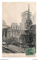 (Etats-Unis) NY 162, New York, Leighton Co 152, Tinity Church, Dos Non Divisé - Churches