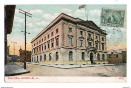 (Etats-Unis) VA - Virginia 029, Norfolk, Bosselman & Co, Post Office, Dos Non Divisé - Norfolk
