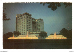 028, GF Etats-Unis Texas TX Houston, Astrocard Compagnie AC-42-A, The Mecom Fountain At Dusk - Houston