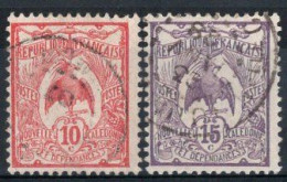 Nvelle CALEDONIE Timbres-Poste N°92 & 93 Oblitérés TB Cote : 3€25 - Oblitérés