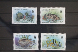 Antigua Und Barbuda 1010-1013 Postfrisch Tiere Fische #WX311 - Antigua Et Barbuda (1981-...)