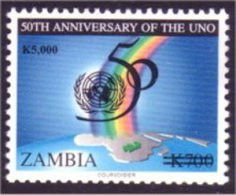 Zm1065 Zambia 2011, K5000 Surcharge On UNO - Zambia (1965-...)