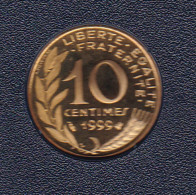 10 CENTIMES REPUBLIQUE 1999 ISSUE DU COFFRET BE - 10 Centimes