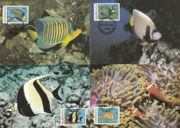 Maldiven 1986, Maximumcards Unused, WWF, Fish - Cap Vert