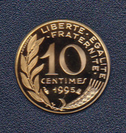 10 CENTIMES REPUBLIQUE 1995 ISSUE DU COFFRET BE - 10 Centimes