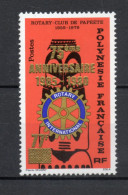 POLYNESIE  N°  146   NEUF SANS CHARNIERE COTE  7.60€   ROTARY CLUB  SURCHARGE - Nuevos