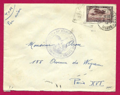 Enveloppe Expédiée Par Avion En 1934 - Voyagée De Casablanca Au Maroc Vers Paris En France - Airmail