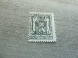 Belgique - Lion - Préoblitéré - 60c. - Gris-bleu - Neuf - Année 1948 - 49 - - Sobreimpresos 1951-80 (Chifras Sobre El Leon)