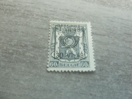 Belgique - Lion - Préoblitéré - 60c. - Gris-bleu - Neuf - Année 1948 - 49 - - Typos 1951-80 (Ziffer Auf Löwe)