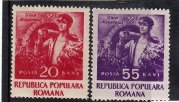 MINER'S DAY 1952  MI.Nr.1402/03 ,MNH ROMANIA - Ungebraucht